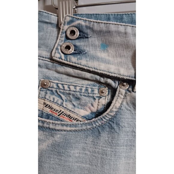 Diesel LW 28 Italy Cherone Vintage Retro Y2K Low Rise Denim Boot Cut Boho Jeans - Picture 3 of 7